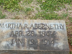 Martha R <I>Milligan</I> Abernethy 