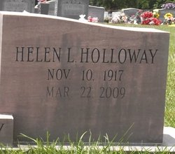 Helen Lee <I>Gooden Holloway</I> Cagle 