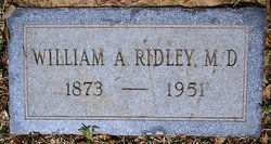 Dr William Alvah Ridley 