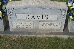 Margaret L. <I>Harvell</I> Davis 