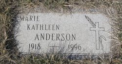 Marie Kathleen <I>Olson</I> Anderson 