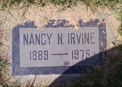 Olive “Nancy” <I>Naylor</I> Irvine 
