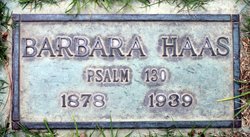 Barbara <I>Hahn</I> Haas 