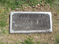 Adaline F “Addie” Clark 