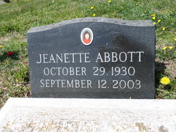 Jeanette <I>Somers</I> Abbott 