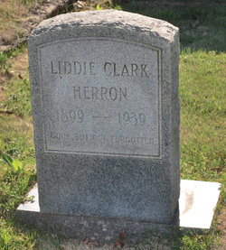 Lydia “Liddie” <I>Clark</I> Herron 