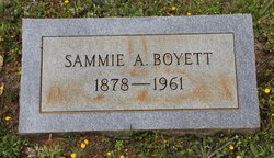 Samuel A “Sammie” Boyett 