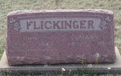 Maria “Mary” <I>Senner</I> Flickinger 