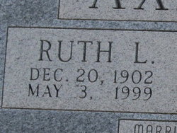 Ruth L. <I>Hyroop</I> Axelton 
