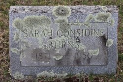 Sarah <I>Considine</I> Burns 