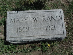 Mary Wattson <I>Watts</I> Rand 