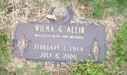 Wilma G. <I>Witt</I> Allin 
