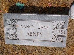Nancy Jane <I>Allen</I> Abney 