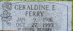 Geraldine E. <I>Hanks</I> Ferry 