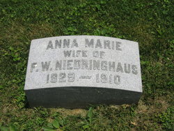 Anna Maria <I>Kleinschmidt</I> Niedringhaus 