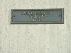 Irene Iris <I>Leavitt</I> Ballaine 