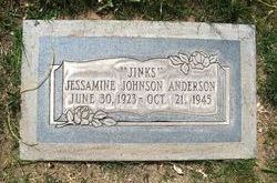 Jessamine Eloise “Jinks” <I>Johnson</I> Anderson 
