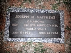 Joseph M Matthews 