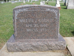 Mattie Freeman <I>Matthews</I> Cooper 