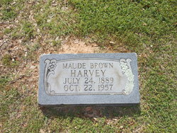 Maude <I>Brown</I> Harvey 