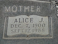 Alice J. <I>Venable</I> Johnson 