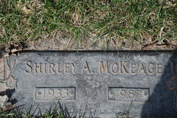 Shirley A. <I>Persing</I> McKeage 
