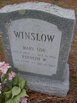 Mary Lou <I>Hill</I> Winslow 