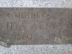 Ida Maria <I>Snyder</I> Aebly 