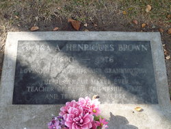 Clara A. <I>Henriques</I> Brown 