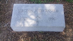 Virginia <I>Judd</I> Ansted 