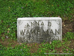 Anna Dora <I>Ahrns</I> Wakeman 