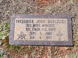 Rev Frederick John Duplissey 