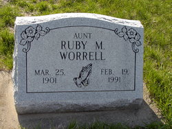 Ruby M. <I>Sturm</I> Worrell 