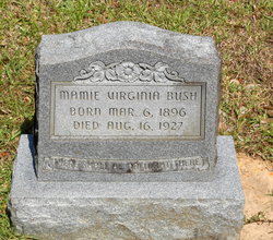Mamie Virginia <I>Hubbard</I> Bush 