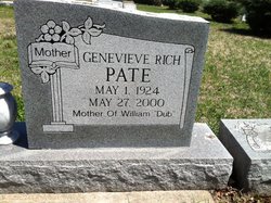 Genevieve <I>Rich</I> Pate 