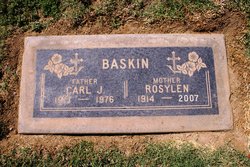 Rosylen “Rose” <I>Whitaker</I> Baskin 