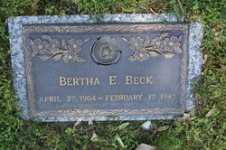 Bertha Eldora <I>Martin</I> Beck 