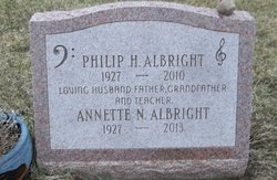 Annette N. <I>Nahmensen</I> Albright 
