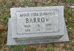 Annie Vera <I>Dunavant</I> Barrow 