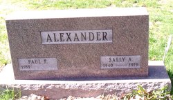 Sally <I>Johnston</I> Alexander 