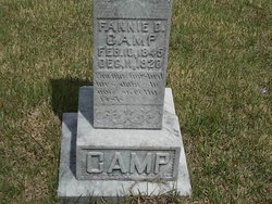 Frances Dorcas “Fannie” <I>Daniel</I> Camp 