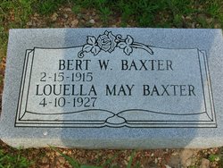 Louella May <I>Honstead</I> Baxter 