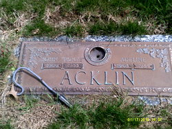 Adeline <I>Redmond</I> Acklin 