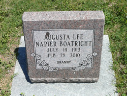 Augusta Lee “Granny” <I>Harlow</I> Napier Boatright 