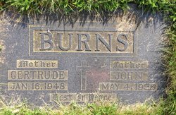 Gertrude Theresa <I>Flynn</I> Burns 