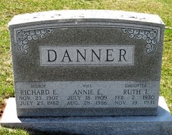 Annie Elizabeth <I>Ness</I> Danner 