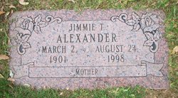 Jimmie T Alexander 