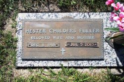 Flora Hester <I>Childers</I> Fuller 