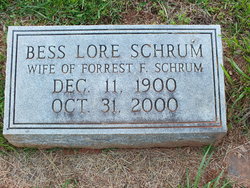 Bess <I>Lore</I> Schrum 
