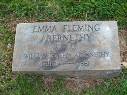 Emma <I>Fleming</I> Abernethy 